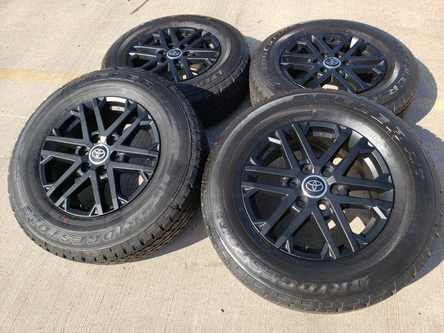 18" Toyota Tundra TRD OEM wheels rims 75281 black Sequoia LX600 2023 2024 NEW
