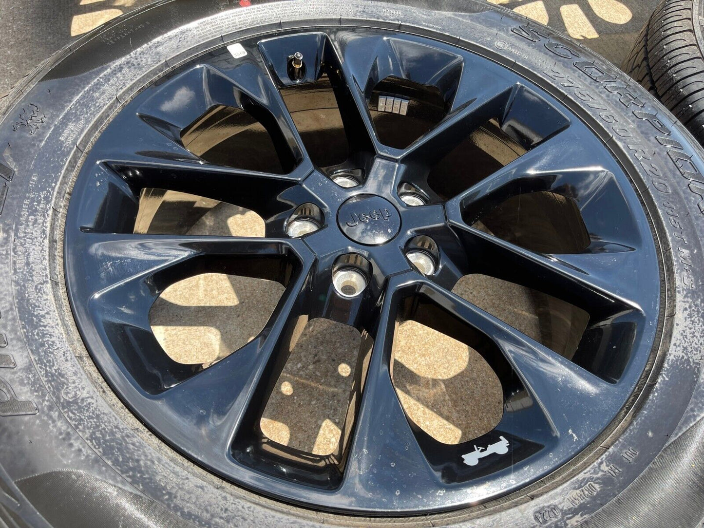 20" Jeep Wrangler HIGH ALTITUDE OEM Black wheels rims 96902 Gladiator NEW