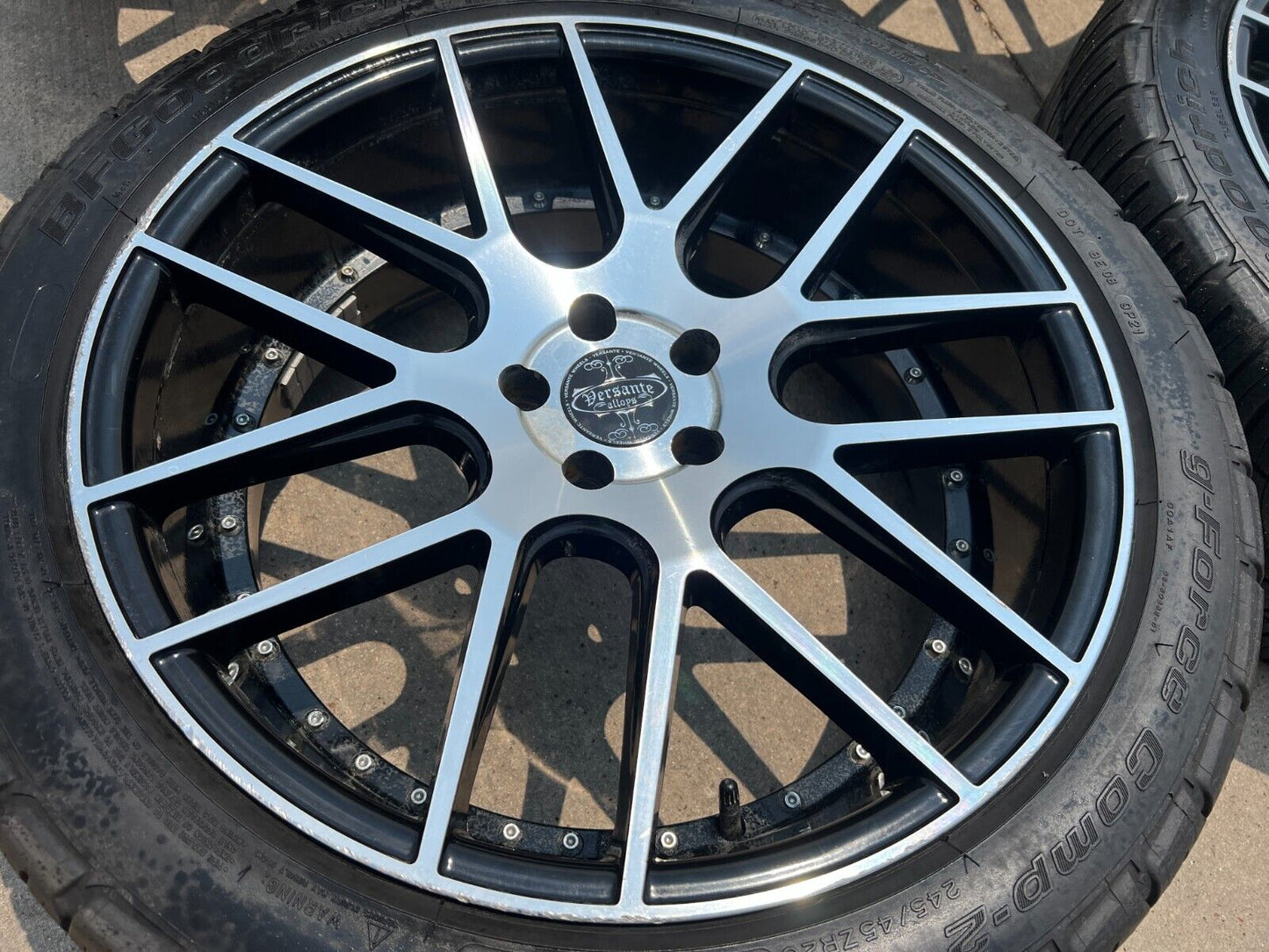 20x8.5 Versante 234 Lincoln Nautilus Ford Edge rims wheels tires 5x108 5x4.25