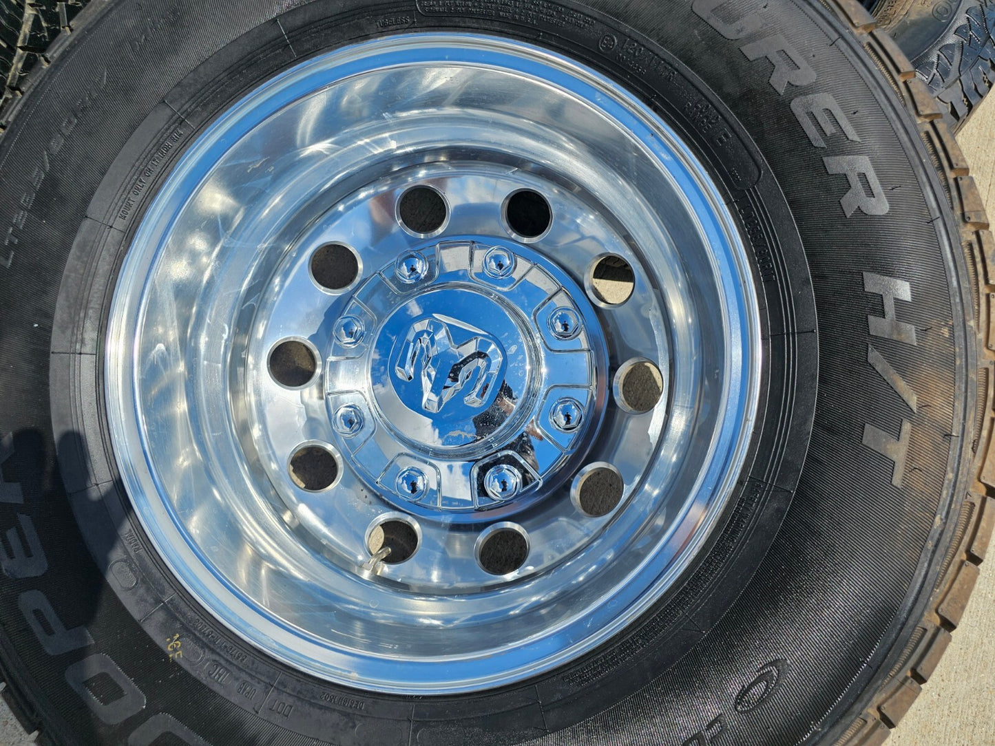 17" Dodge Ram 3500 Dually Laramie 8x200 wheels rims 2701 2702 OEM 2023 2024 2025