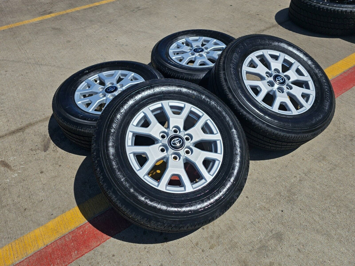 17" Toyota Tacoma 4Runner TRD Silver OEM wheels rims tires 2024 2025 NEW