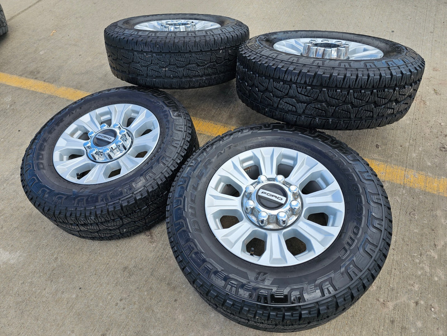 18" Ford F-250 F-350 OEM Lariat 10097 rims wheels 2021 2022 2023 2024 2025