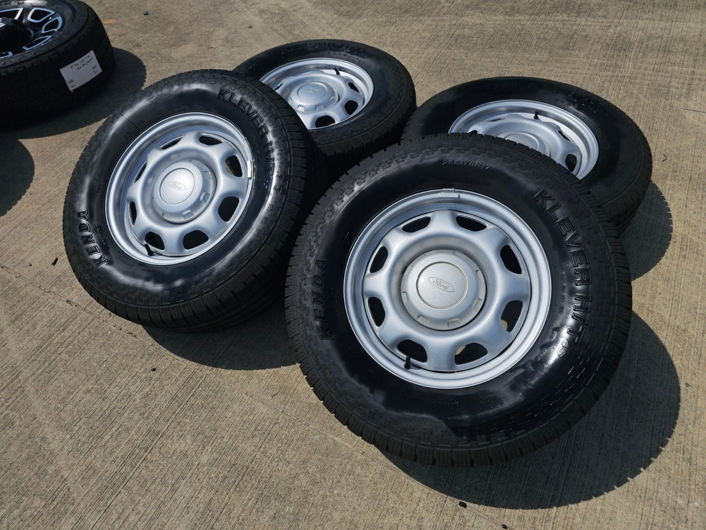 17" Ford F-150 OEM rims wheels 3857 tires steel 2020 2021 2022 2023 2024 2025