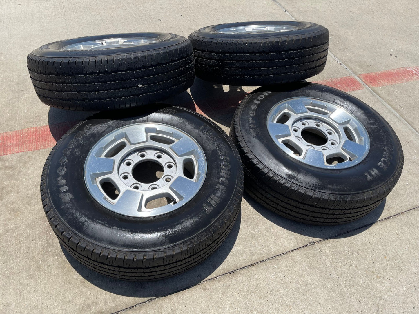17" Chevy Silverado GMC Sierra 2500 3500 OEM 5500 wheels rims FIRESTONE