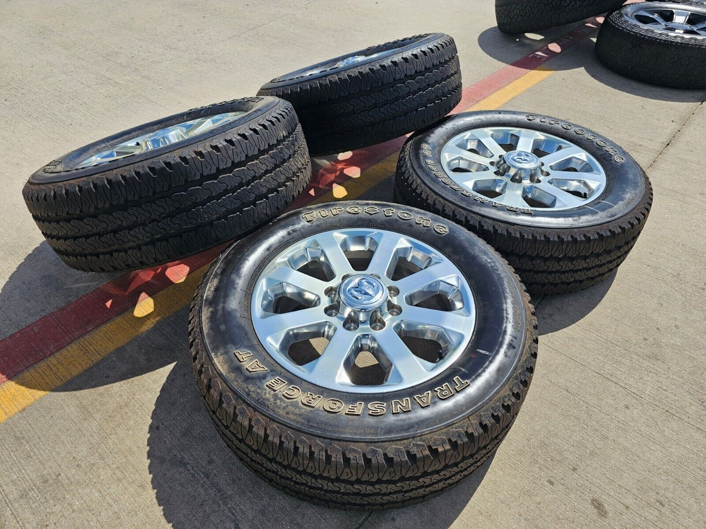 20" Dodge Ram 2500 3500 LARAMIE OEM 2700 wheels rims A/T tires 2023 2024 NEW