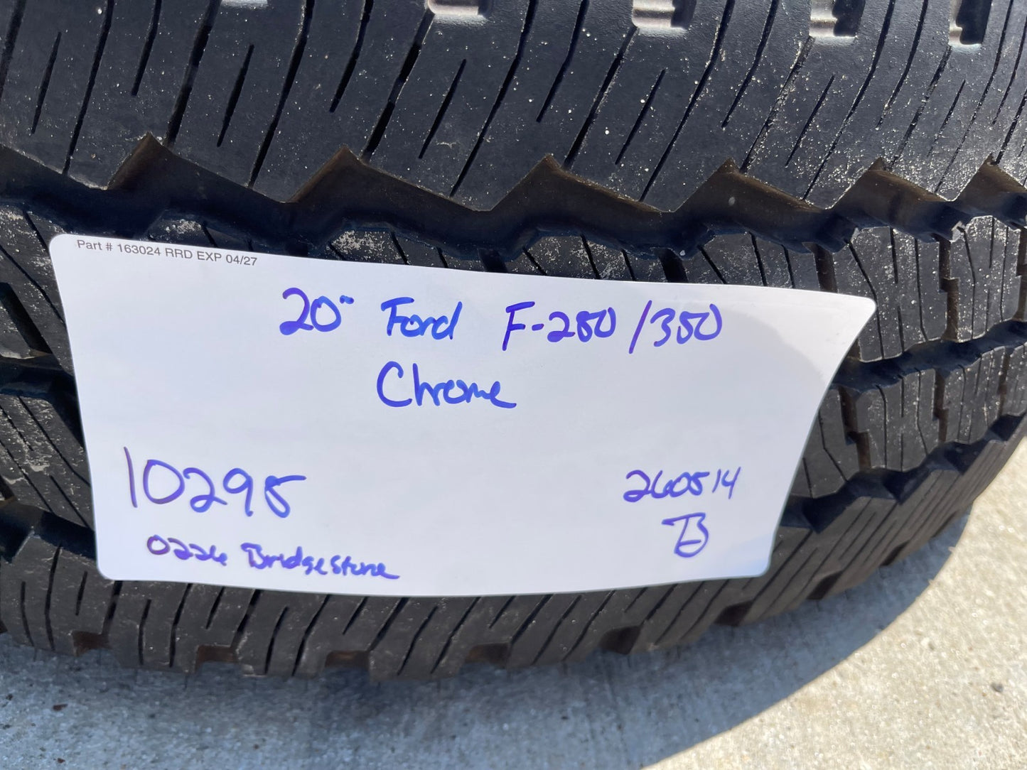 20" Ford F-250 F-350 OEM LIMITED 10295 25085 10552 wheels rims 2025 2026 NEW