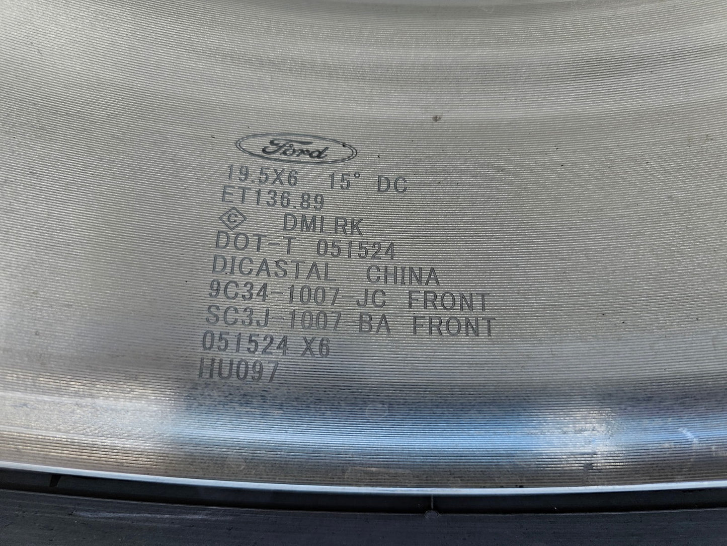 19.5" Ford F-450 Dually F-550 rims wheels RAM 4500 OEM 10x225 2023 2024 2025