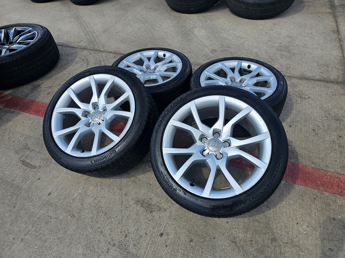 18" Audi A5 OEM wheels rims A3 S3 A4 S4 A5 S5 S6 58890 tires