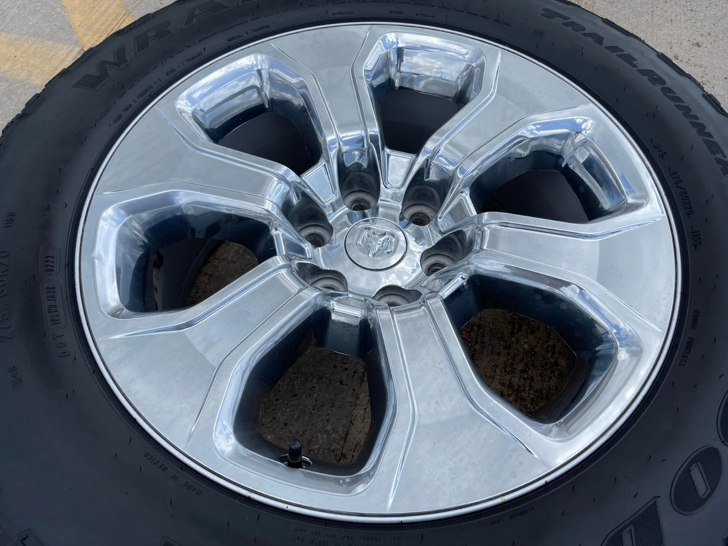 20" Dodge Ram 1500 OEM Laramie CHROME 2679 wheel rim tire 2022 2023 2024 2025
