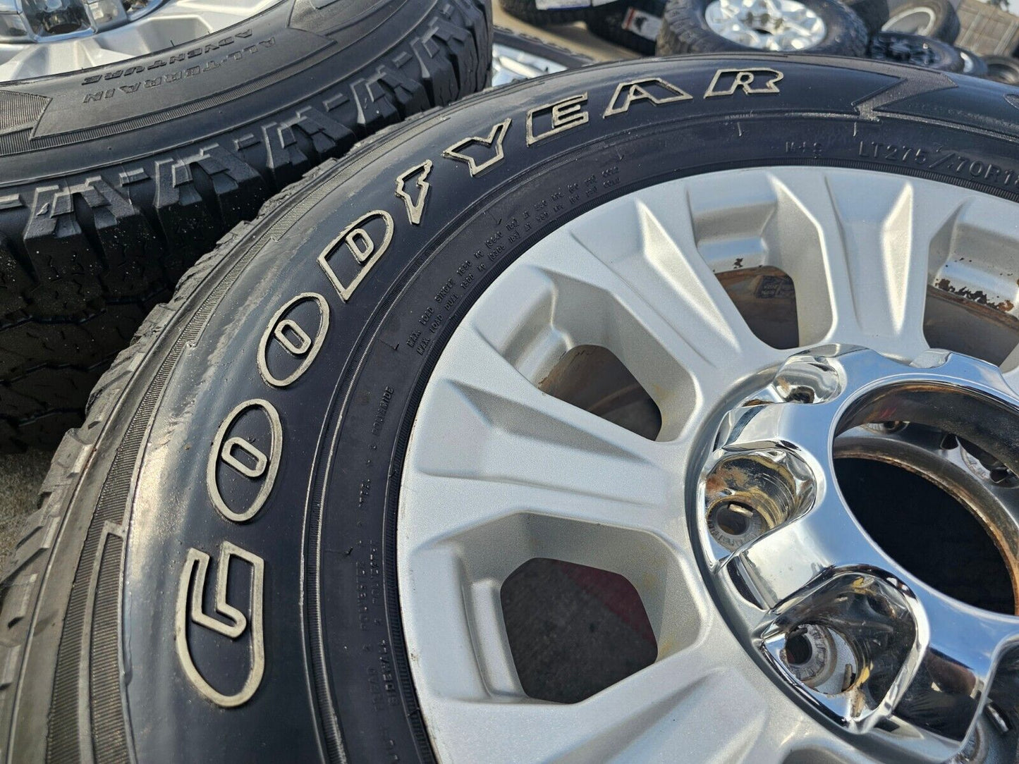 18" Ford F-250 F-350 OEM Lariat 10097 rims wheels 2021 2022 2023 2024 2025