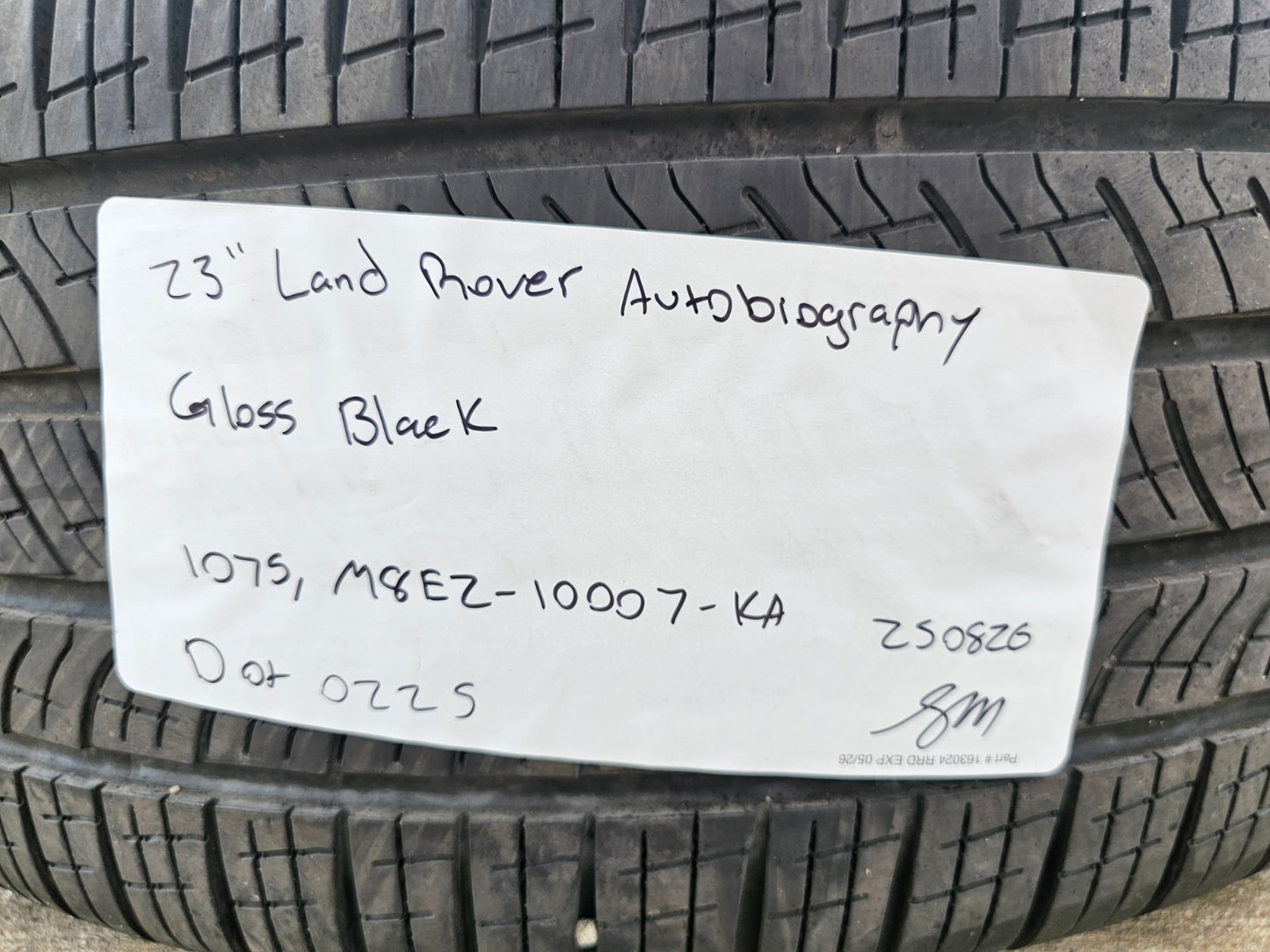23" Land Rover Range AUTOBIOGRAPHY OEM wheels rims 2023 2024 2025 2026 PIRELLI