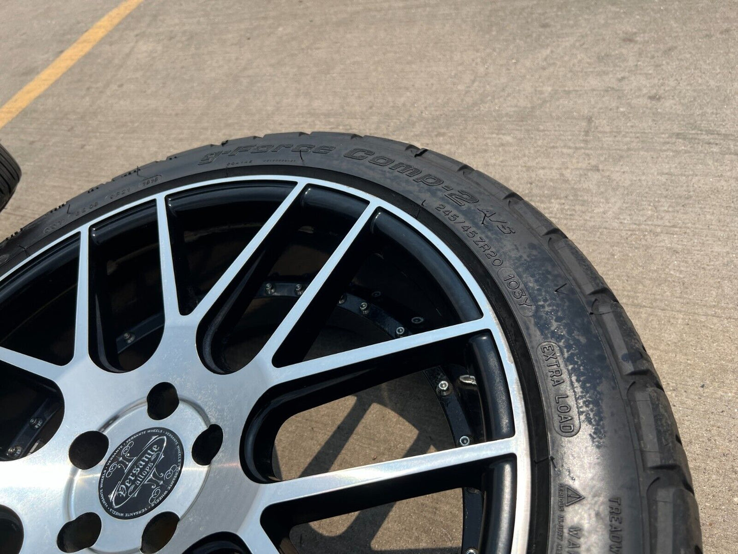 20x8.5 Versante 234 Lincoln Nautilus Ford Edge rims wheels tires 5x108 5x4.25