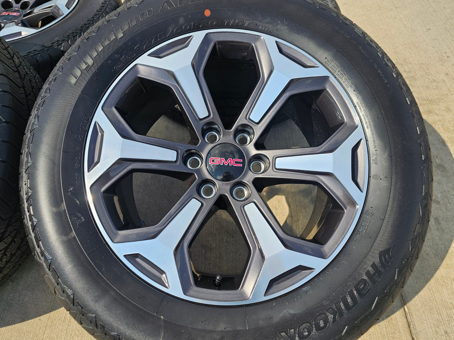 20" GMC Sierra Canyon Chevy Silverado OEM wheels rims 2025 2026 NEW HANKOOK