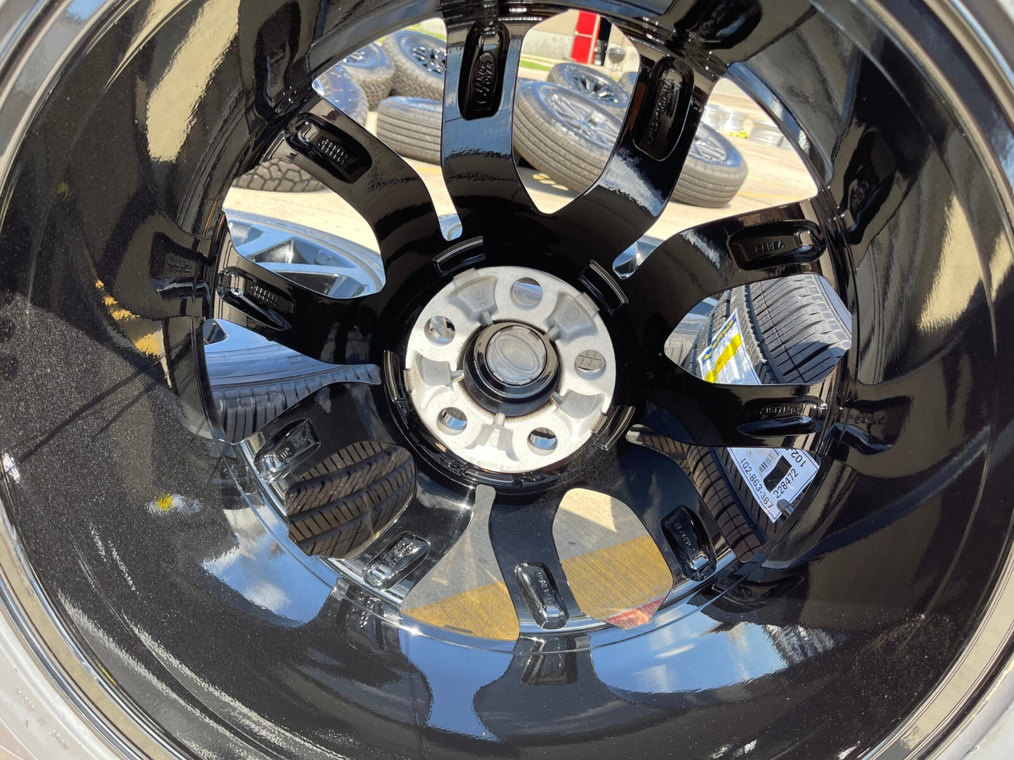 22" Land Rover Range DEFENDER OEM wheels rims black 72247 tires NEW