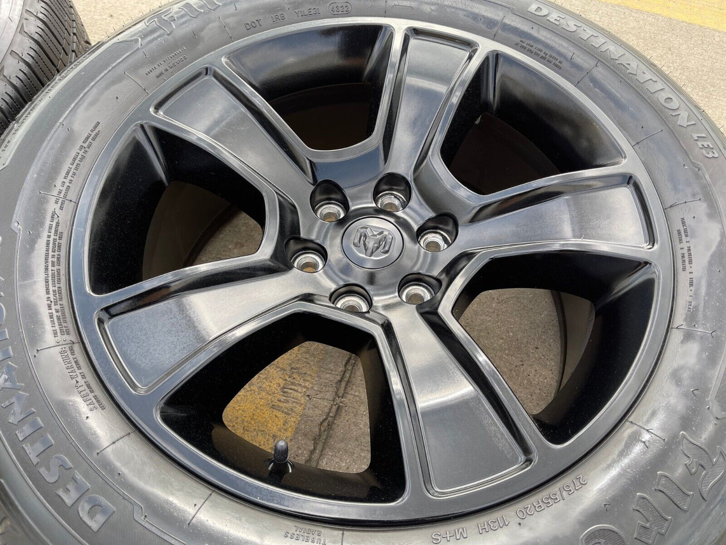 20" Dodge Ram 1500 OEM LIMITED Black 2676 2723 wheel rim spare