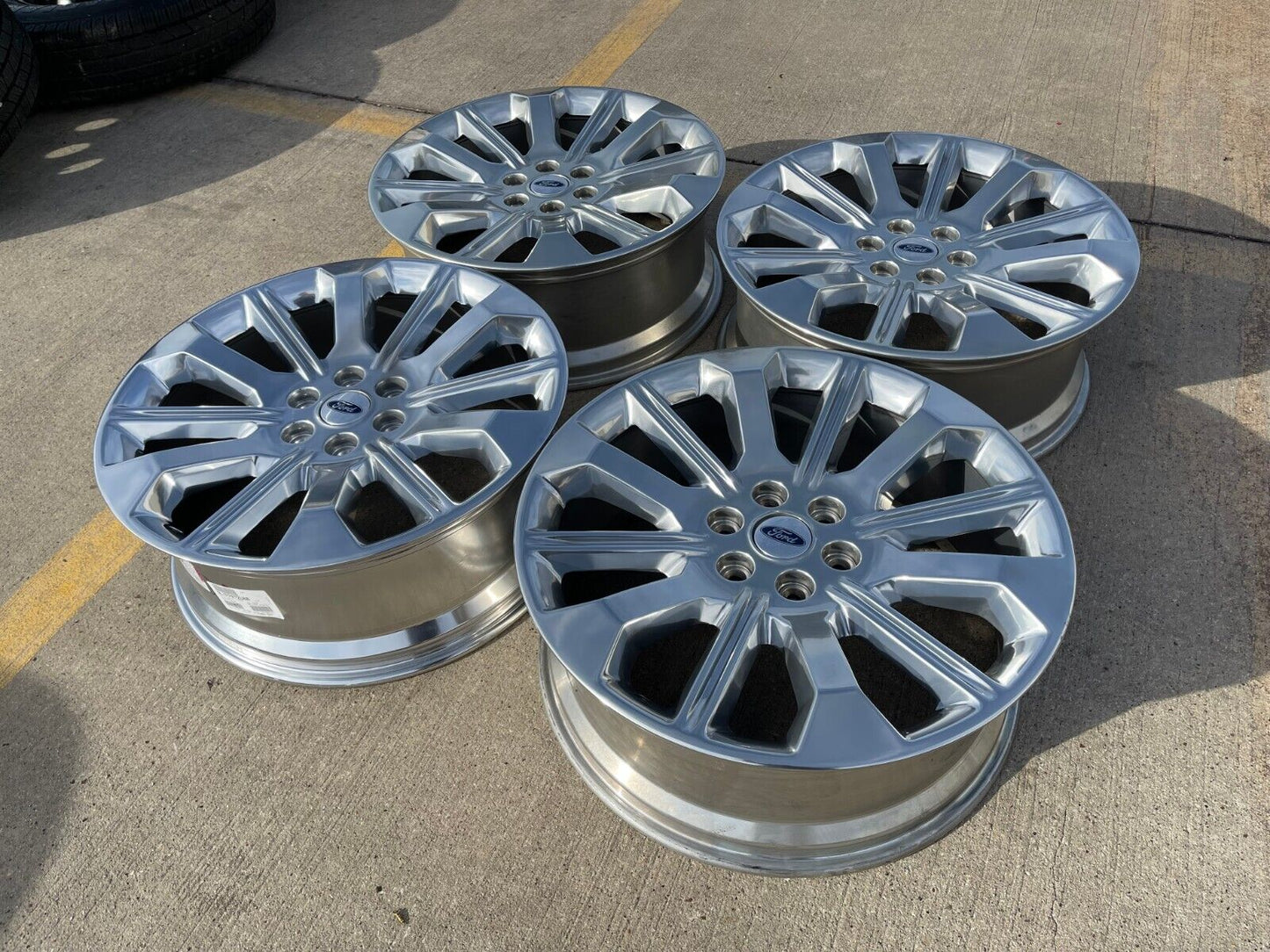 22" Ford F-150 LIMITED OEM rims wheels 10349 95103 2021 2022 2023 2024 2025 NEW