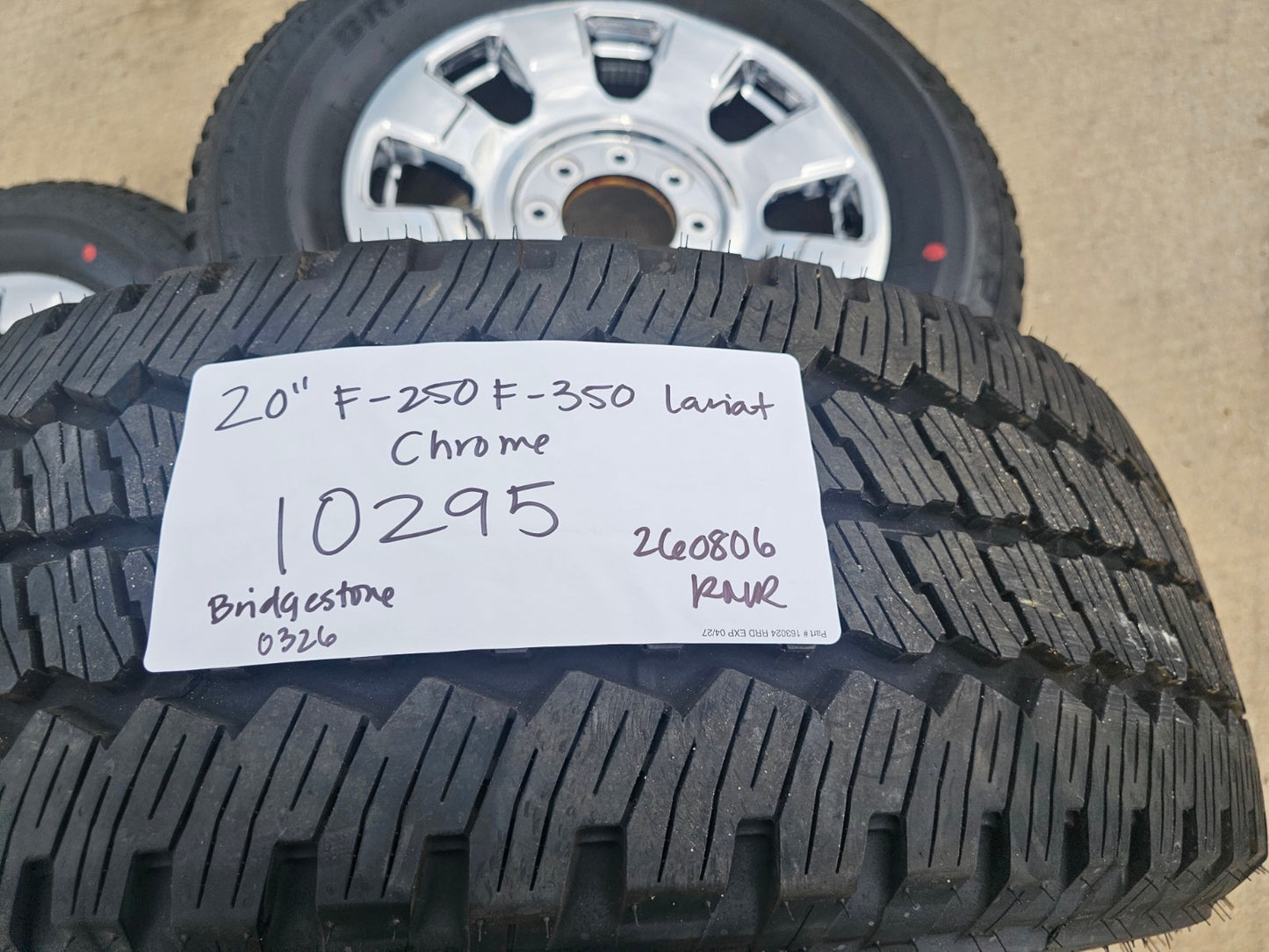 20" Ford F-250 F-350 OEM LARIAT LIMITED 10295 25085 10552 wheels rims CHROME NEW