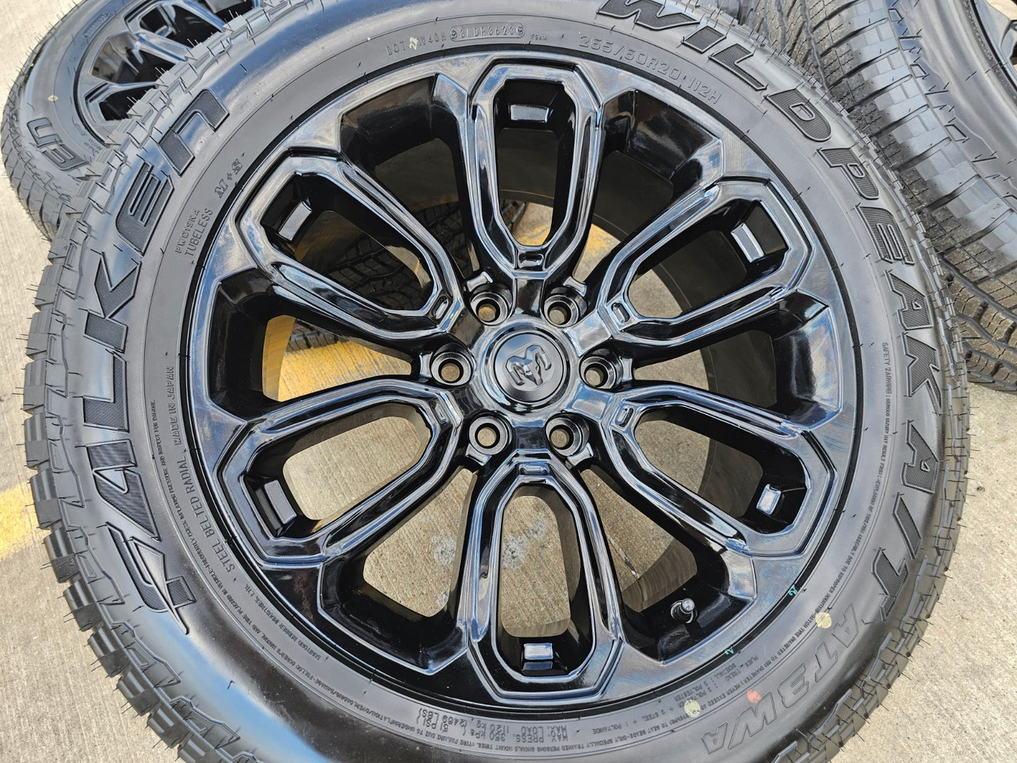 20" Dodge Ram 1500 OEM Laramie Long Horn 2677 wheels rims 2024 2025 2026 NEW