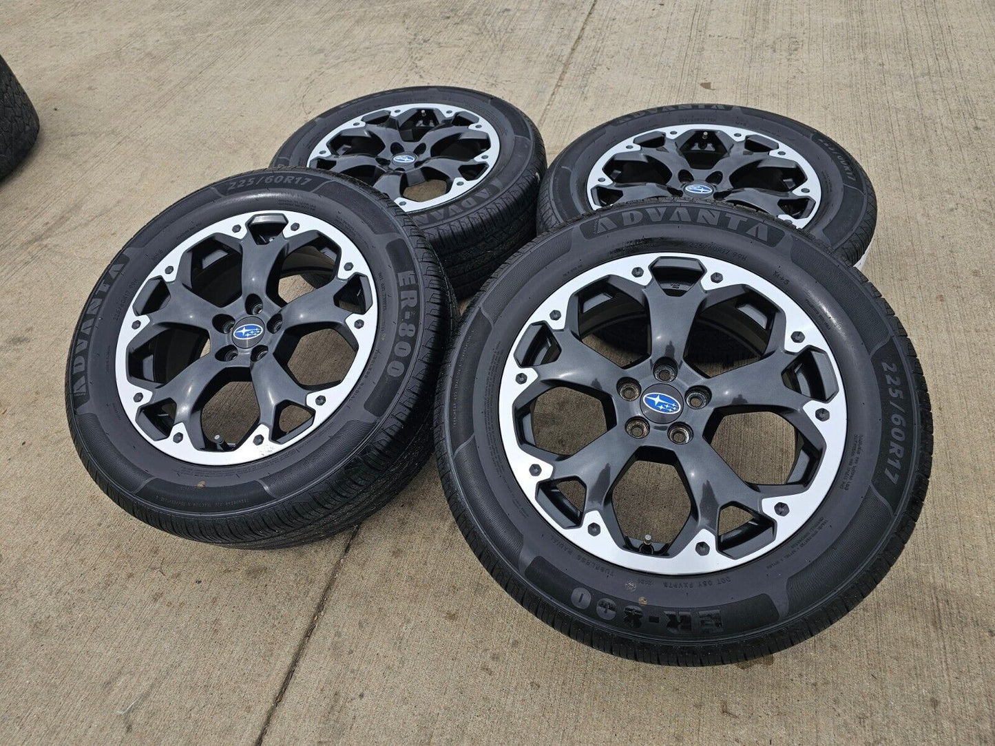 17" Subaru XV Crosstrek OEM wheels rims tires 2022 2023 2024 2025