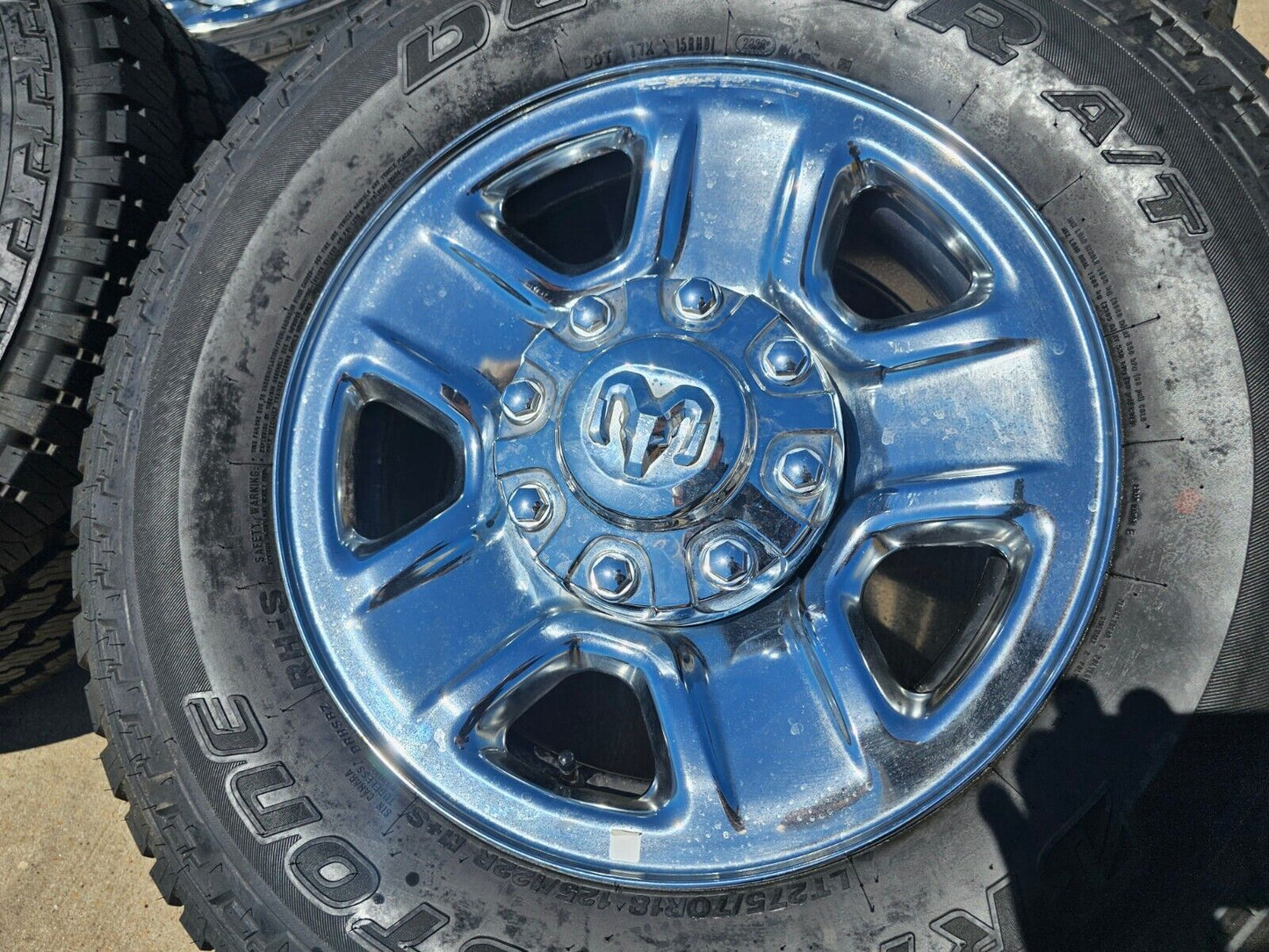 18" Dodge Ram 2500 3500 STEEL chrome OEM 2473 wheels rims tires 2024 2025 NEW