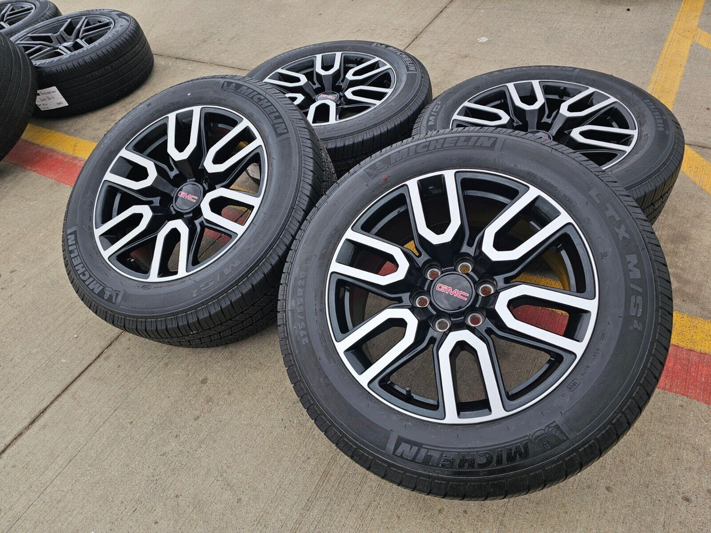 20" GMC Sierra Yukon Chevy OEM black 5914 5918 wheels rims 2023 2024 2025