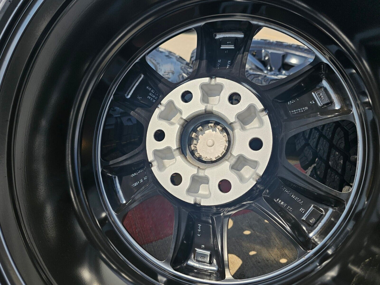18" Dodge Ram 1500 Rebel Black OEM 2671 wheels rims 33" M/T 2022 2023 2024 NEW