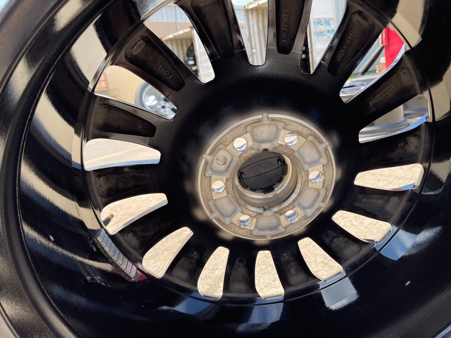 22" Lincoln Navigator OEM rims wheels 10499 95383 Black Label 2023 2024 2025