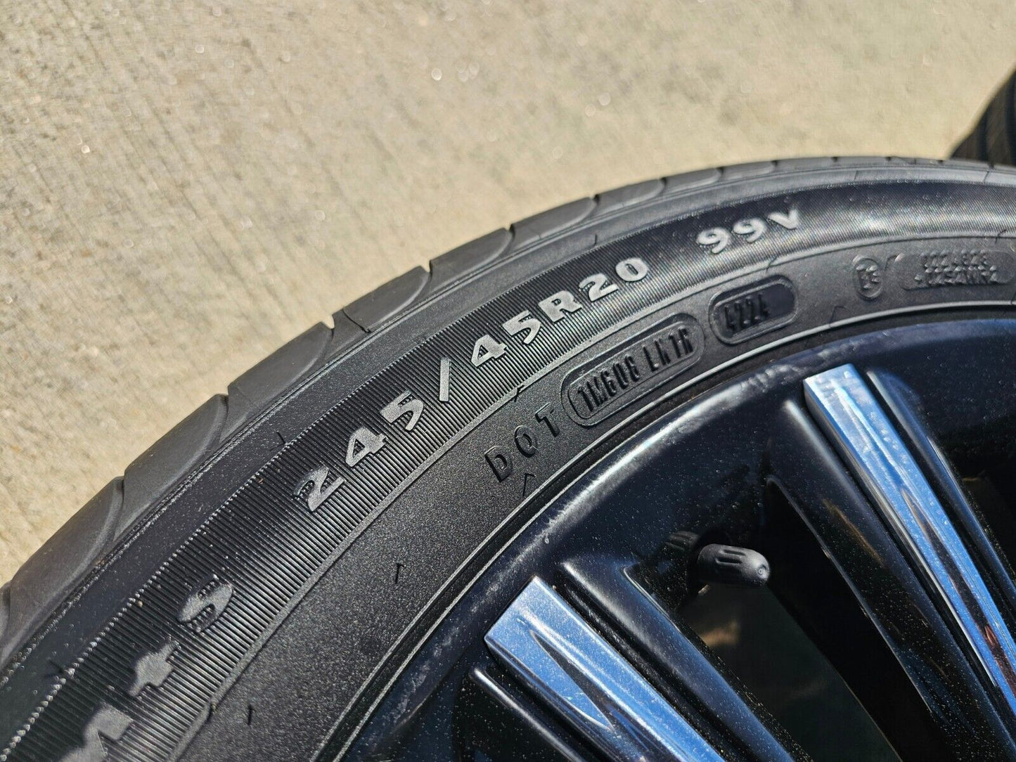 20" Lincoln MKS 3929 OEM rims wheels tires 2011 2012 2013 2014 2015 2016 NEW