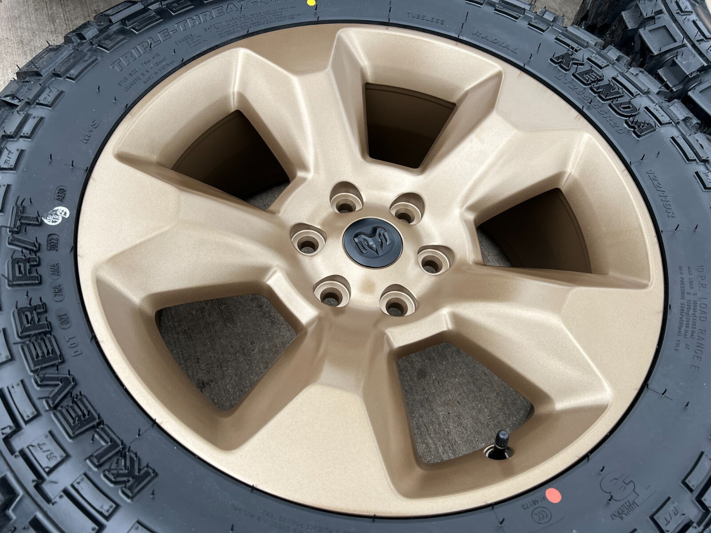20" Dodge Ram 1500 OEM BRONZE ARMED FORCES 2675 2722 wheels rims NEW 33"