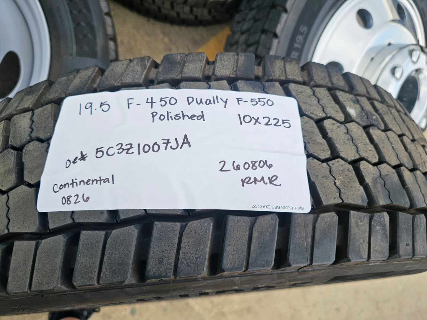 19.5" Ford F-450 Dually F-550 rims wheels RAM 4500 OEM 10x225 2025 2026 2027 NEW