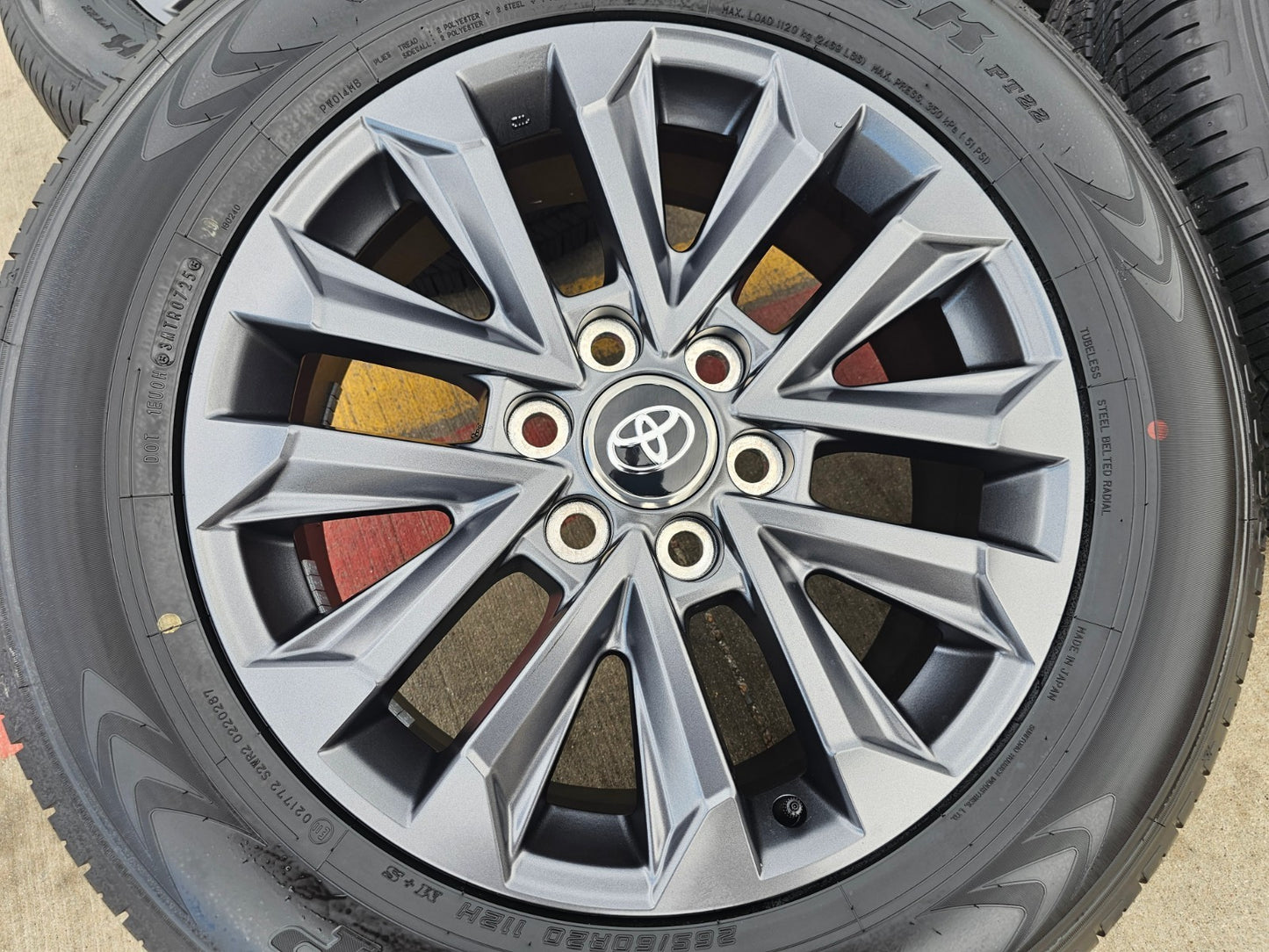 20" Toyota Land Cruiser OEM wheels rims Tundra Sequoia 2024 2025 2026 NEW