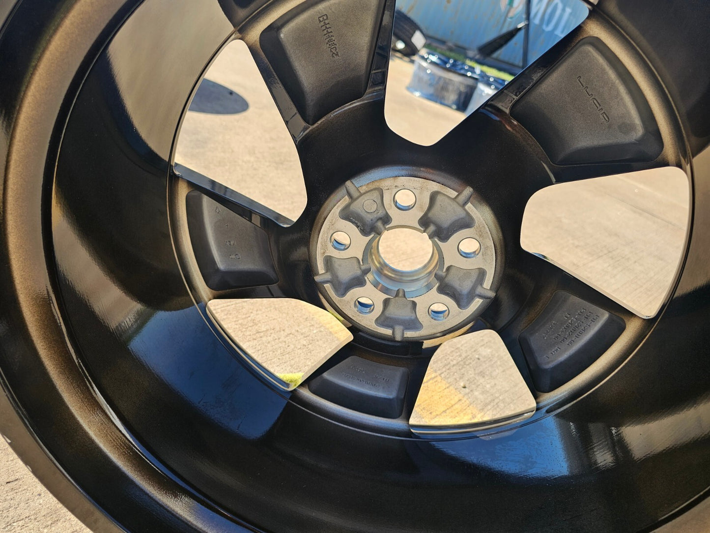 21" 21x9.5 Lucid Air OEM Grand Touring black wheel rim REAR 2023 2024 2025