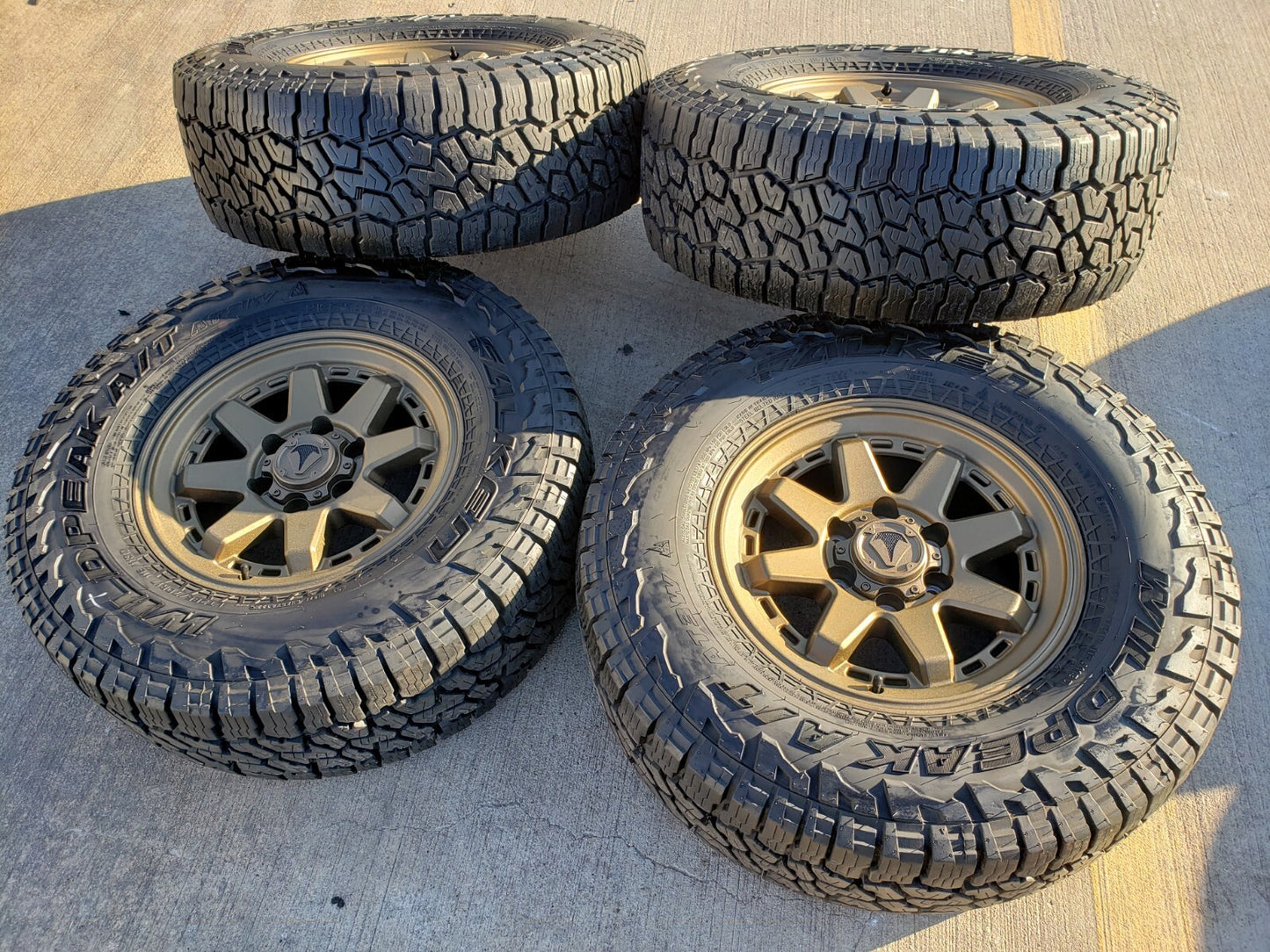 17" Toyota Tacoma 4Runner TRD OEM wheels rims FJ BRONZE tires 2022 2023 2024 33"