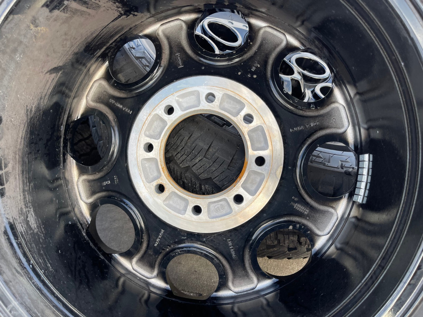20" Ford F-250 F-350 OEM black Lariat 10299 10484 wheels rims 2024 2025 2026 NEW