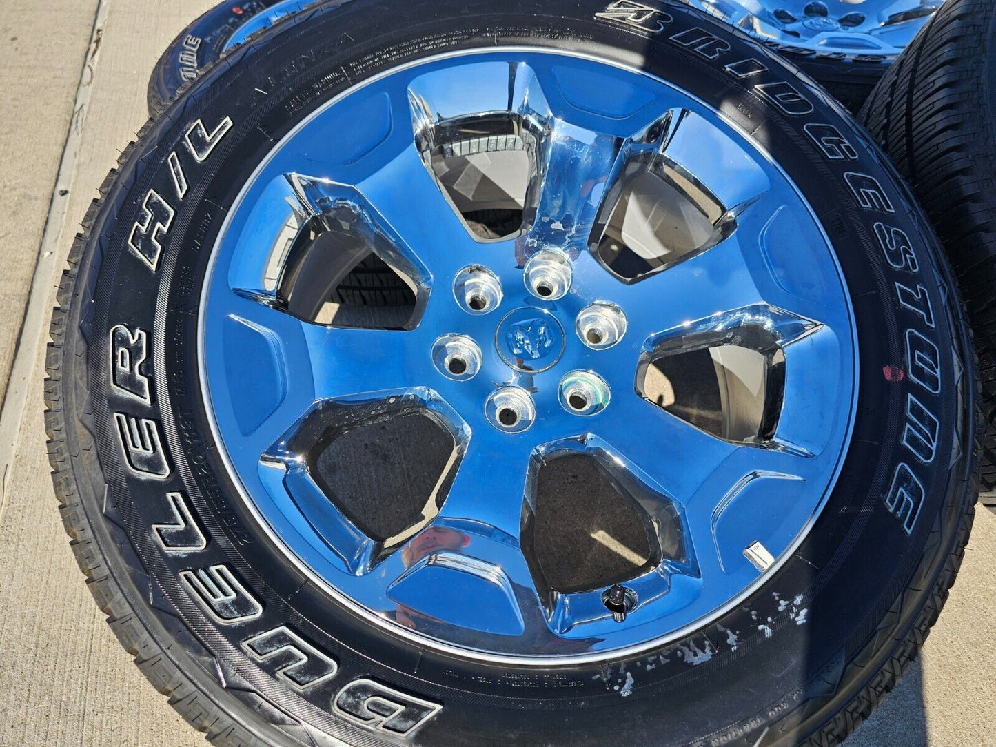 20" Dodge Ram 1500 OEM Laramie CHROME 2680 wheels rims tires 2021 2022 2023 2024
