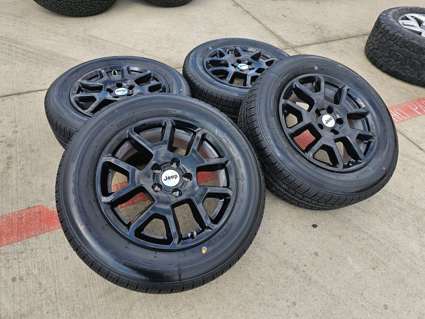 17" Jeep Cherokee wheels OEM rims Compass 9257 9225 Renegade NEW