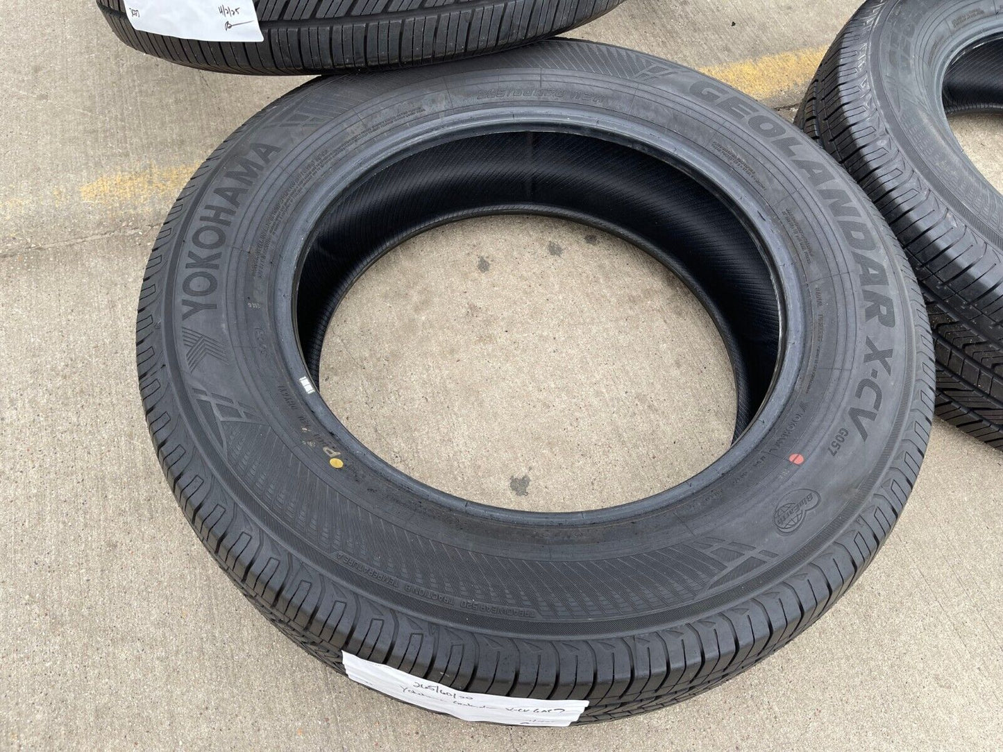 (4) 265/60/20 Yokohama Geolander X-CV tires NEW Sierra Tundra Silverado