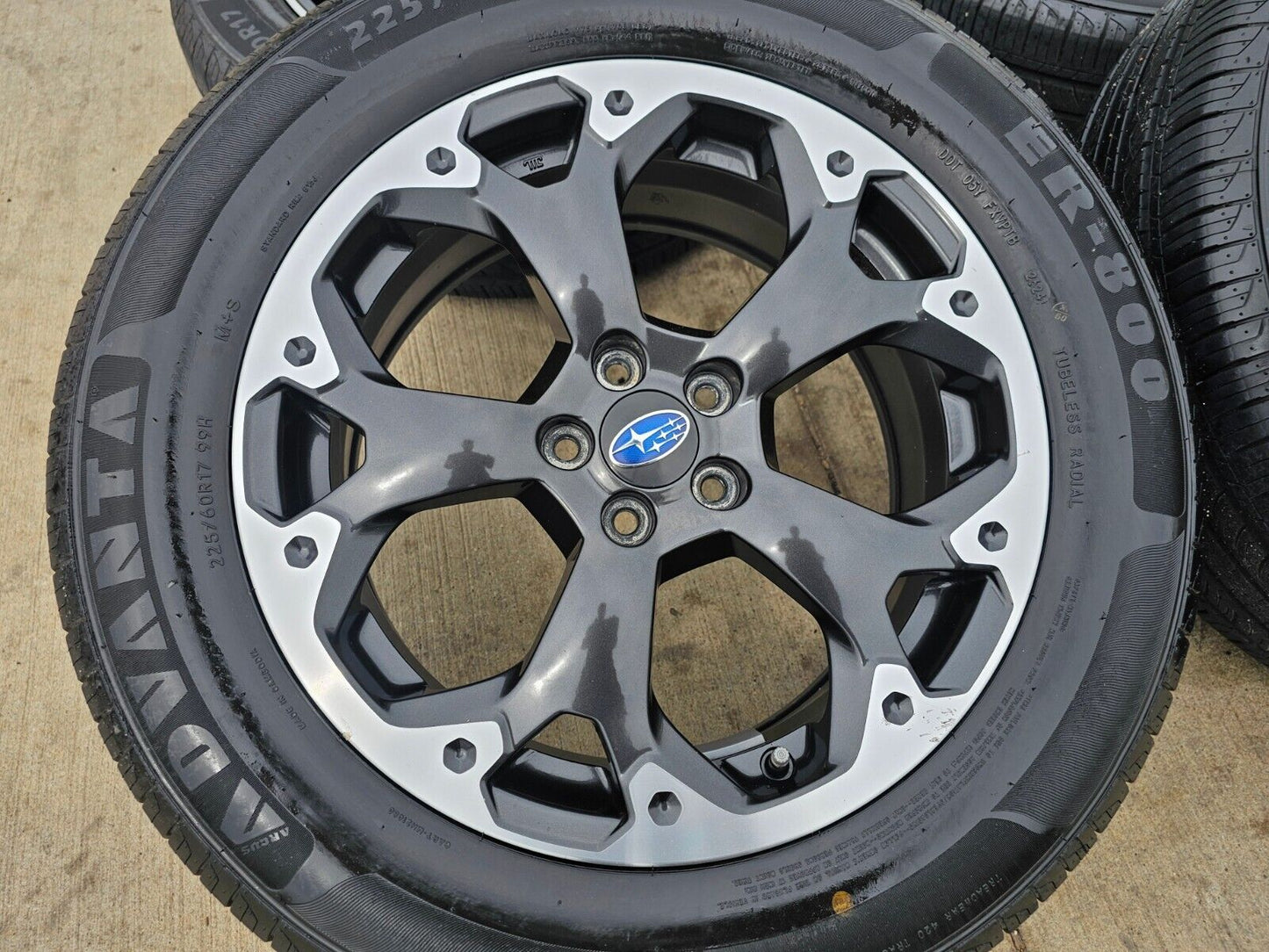 17" Subaru XV Crosstrek OEM wheels rims tires 2022 2023 2024 2025