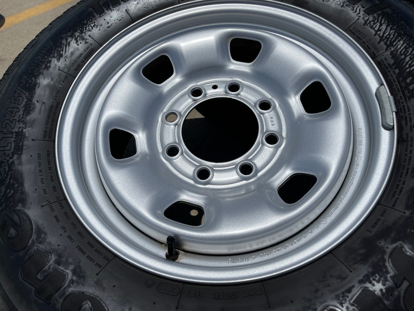 17" Dodge Ram 2500 3500 OEM wheel rim 2497 tire FIRESTONE