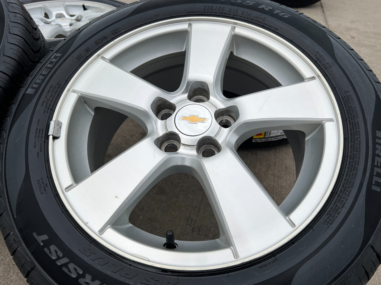 16" Chevrolet Cruze 5473 5674 OEM wheels rims tires 2012 2013 2014 2015 2016