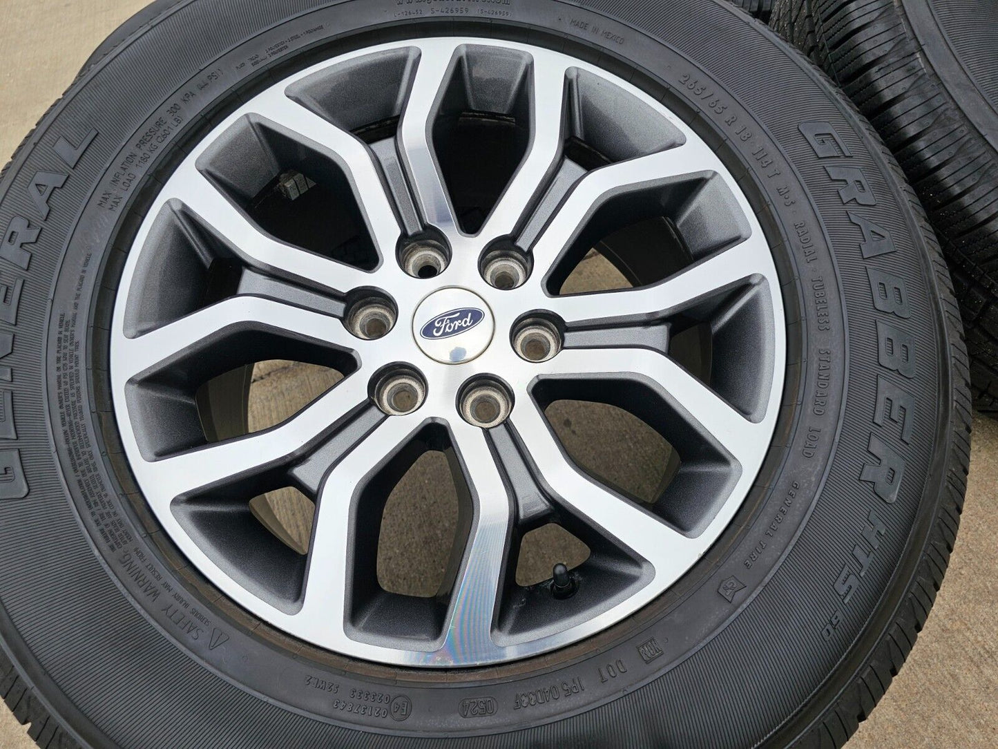 18" Ford F-150 Lariat OEM rims wheels 10342 tires 2021 2022 2023 2024 2025