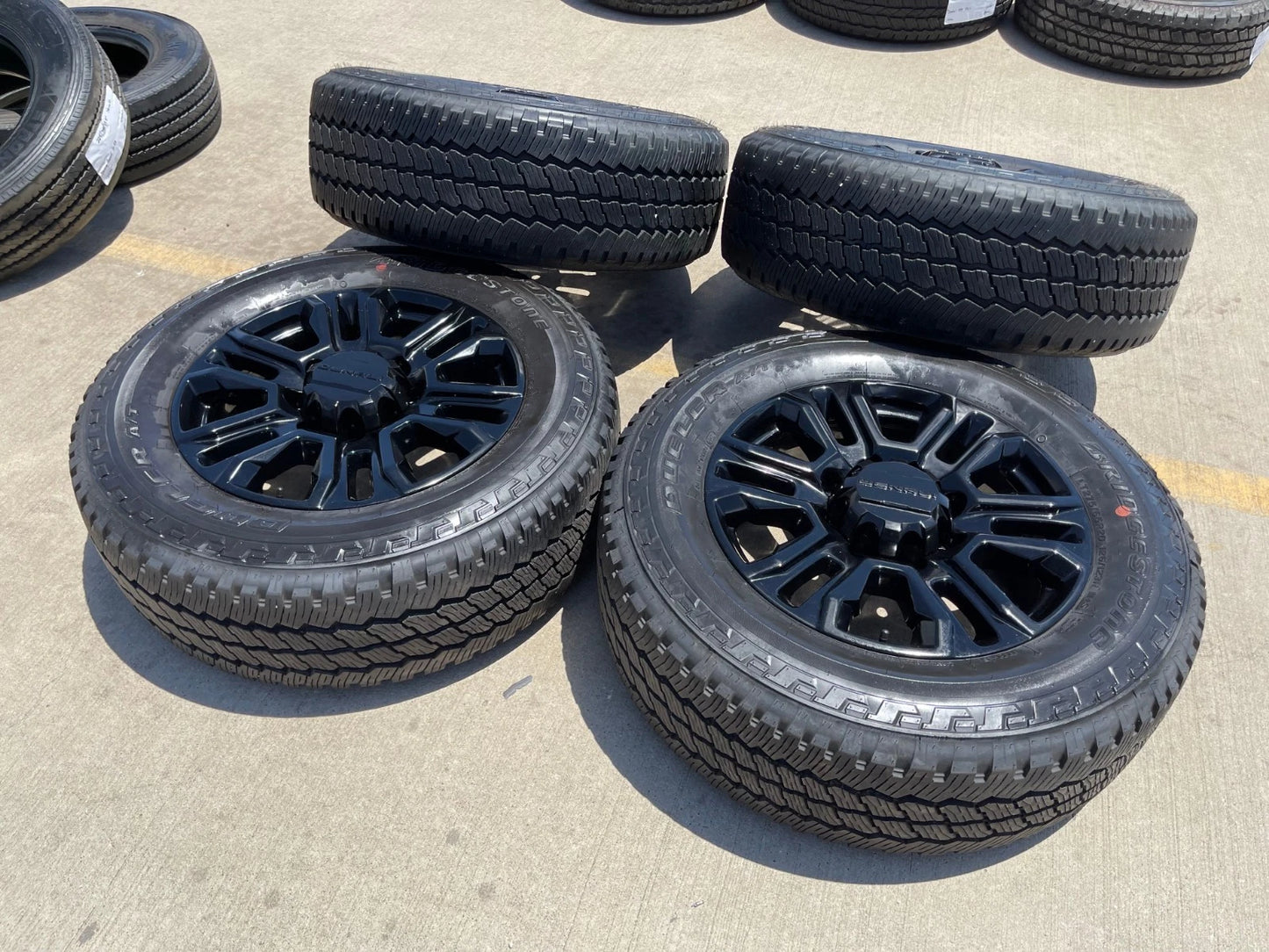 20" GMC Sierra Chevy 2500 OEM 5957 BLACK DIAMOND wheels rims 2024 2025 NEW