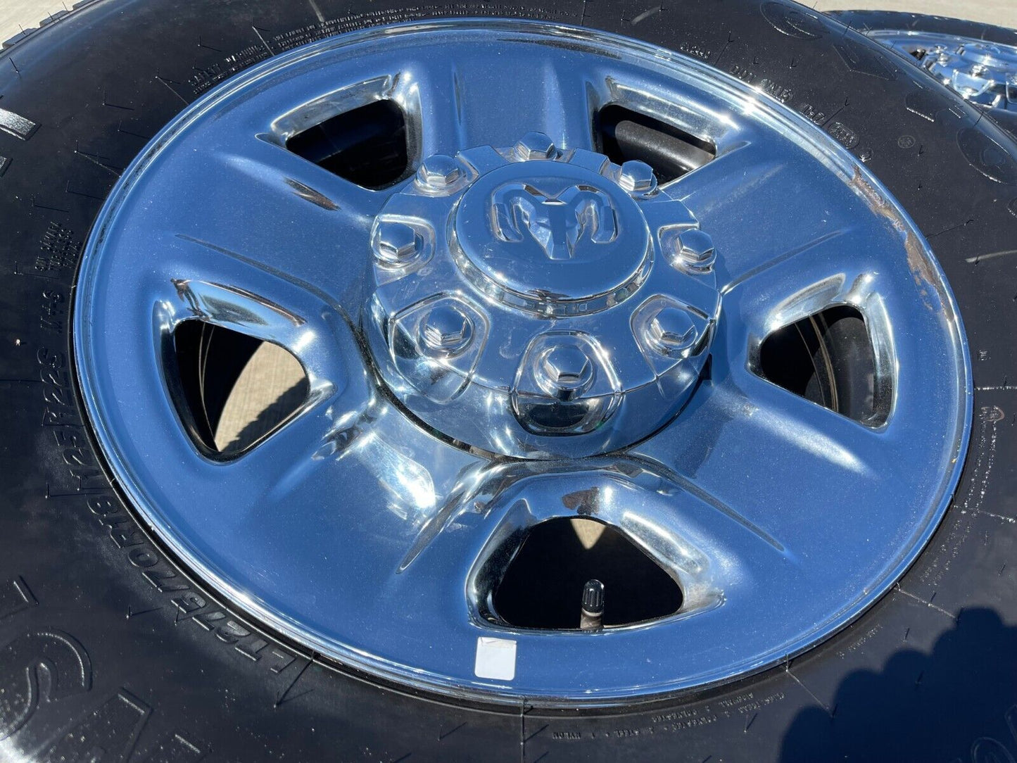 18" Dodge Ram 2500 3500 STEEL chrome OEM 2473 wheels rims tires 2024 2025 NEW
