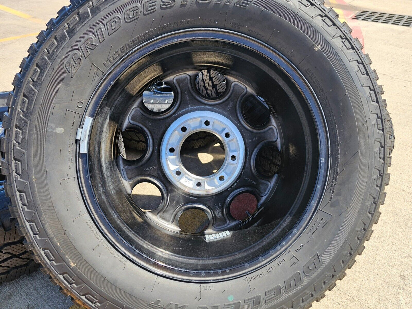 20" Ford F-250 F-350 OEM black TREMOR wheels rims 10484 A/T2 tires 2023 2024 NEW