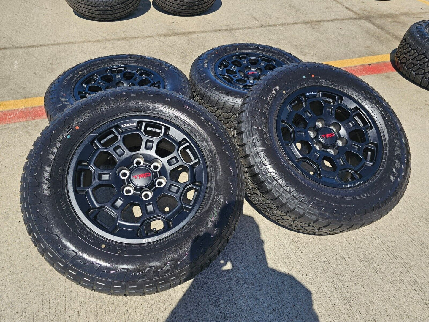 18" Toyota Tundra TRD BBS FORGED OEM black 95458 wheels rims Sequoia 2025 NEW