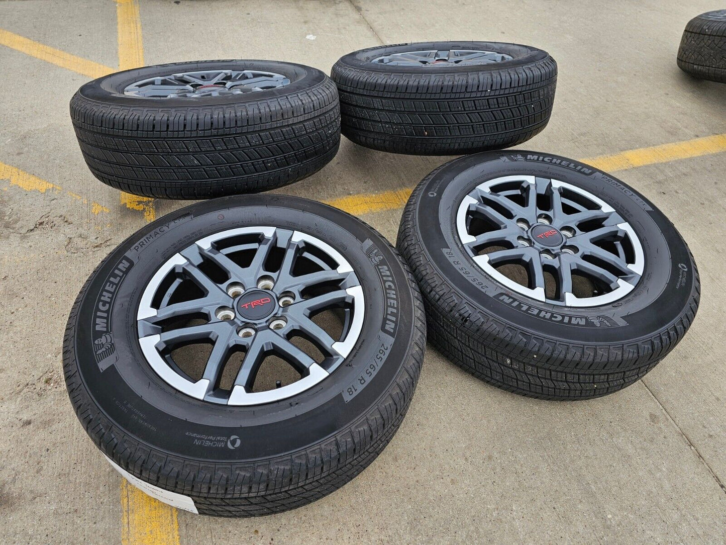 18" Toyota Tacoma TRD OEM black wheels rims tires 4Runner 2024 2025