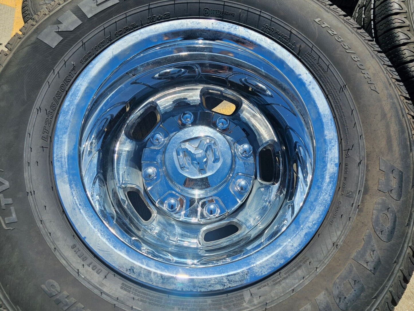 17" Dodge Ram 3500 Dually Laramie 8x200 wheels rims 2703 2704 OEM 2024 2025