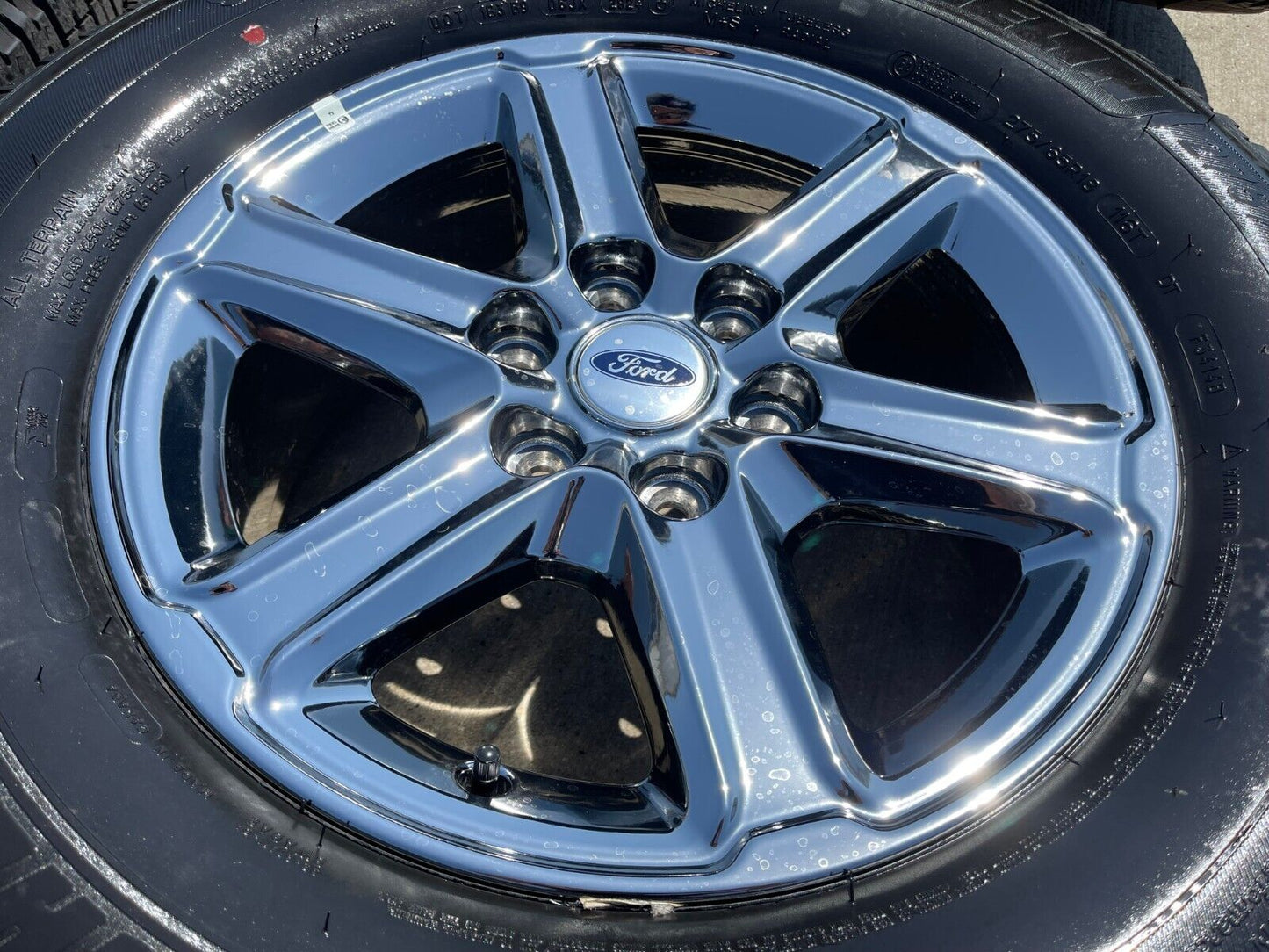 18" Ford F-150 Expedition OEM chrome rims wheels tires MICEHLIN 2024 2025 NEW