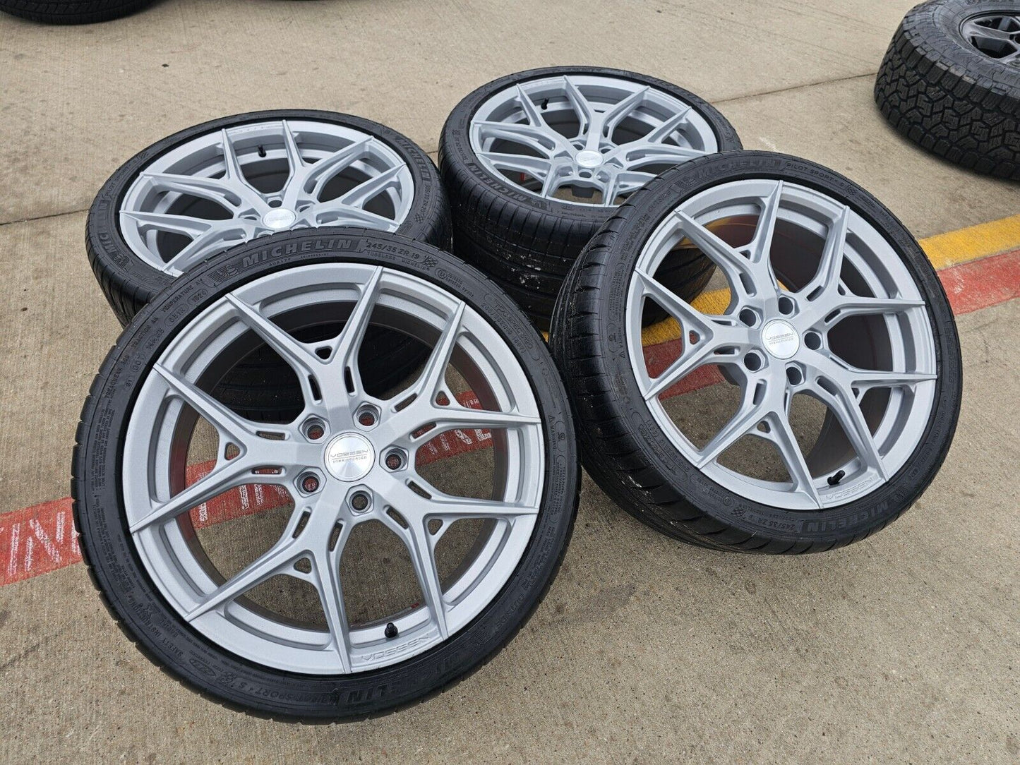19" + 20" VOSSEN HF-5 Chevy Corvette C8 OEM wheels rims tires NEW