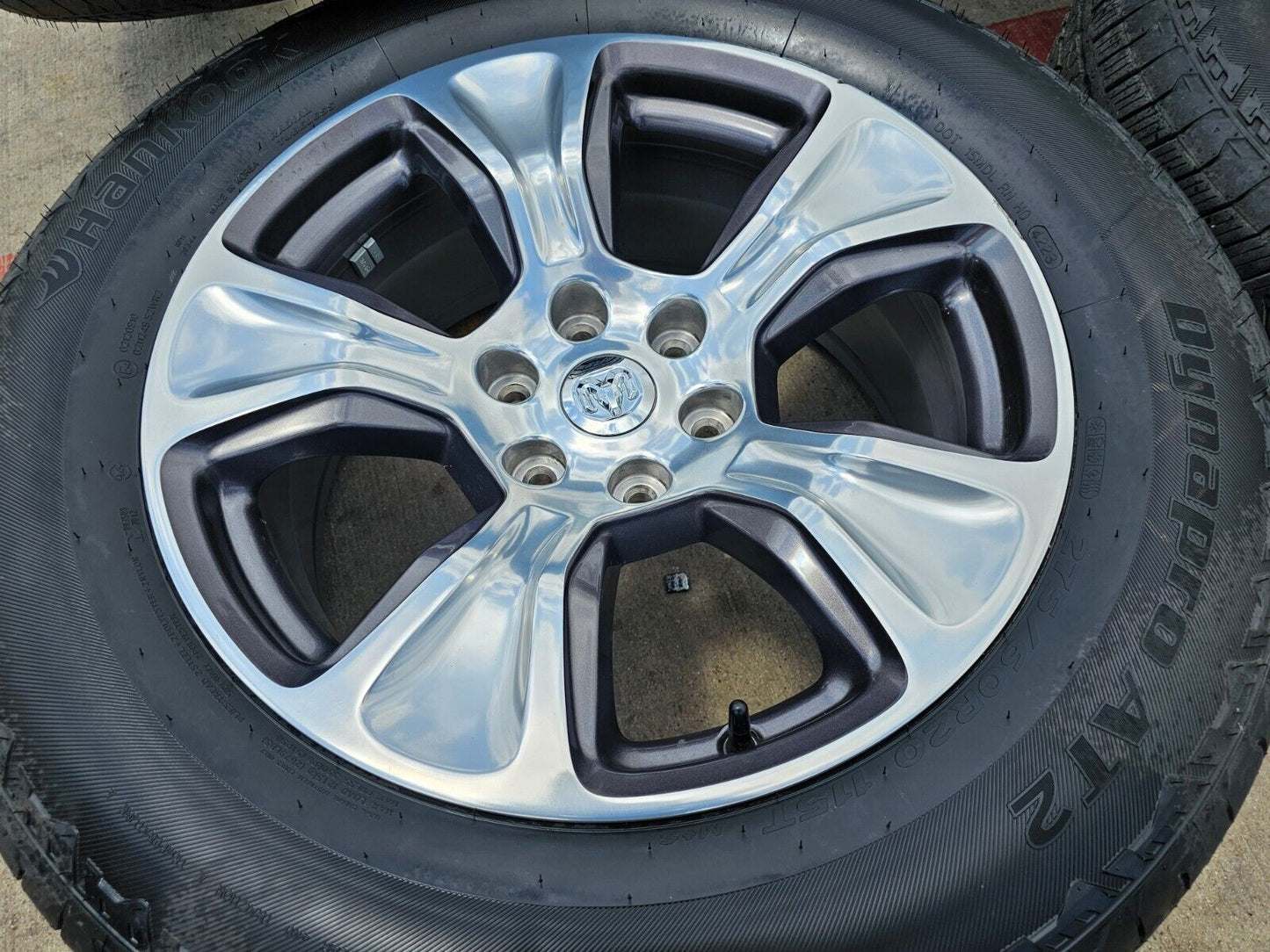 20" Dodge Ram 1500 OEM Laramie wheels rims 2674 tires 2022 2023 2024 2025 NEW